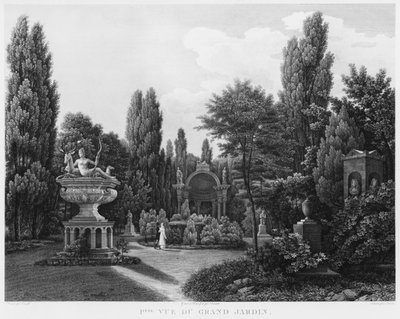 First View of the Great Garden, Musee des Monuments Francais, Paris, illustration from 